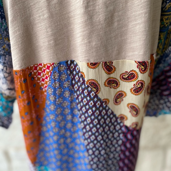 Umgee Patchwork Dress / Size Large - Picture 11 of 13